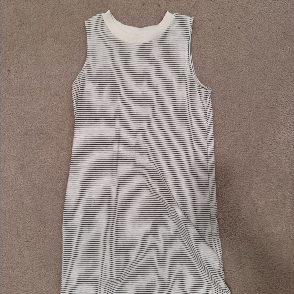 Striped Sleeveless Dress